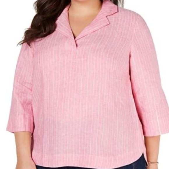 Charter Club Tops - NWT Charter‎ Club Plus Casual Wrk Wear Blouse